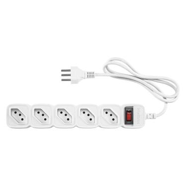 Imagem de Filtro de Linha 5 Tomadas Intelbras EPE205 Branco