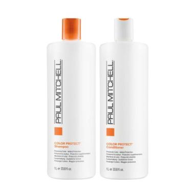 Imagem de Conjunto de shampoo e condicionador Paul Mitchell Color Protect