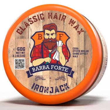 Imagem de Pomada Efeito Brilho Ironjack Cera Modeladora 60g Barba Forte
