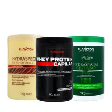 Imagem de Combo Cronograma- Quiabo, Verniz e Whey 1kg - PLANCTON