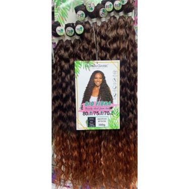 Imagem de Cabelo Orgânico Bio Fibra Anjo Plus Cor MT1B/350 - Fashion Classic