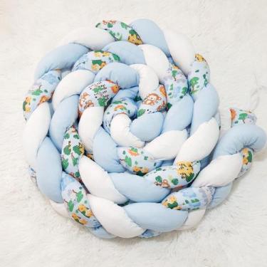 Imagem de Trança protetor de berço de bebê 1,30m coleções - Carinha de Anjo Enxo