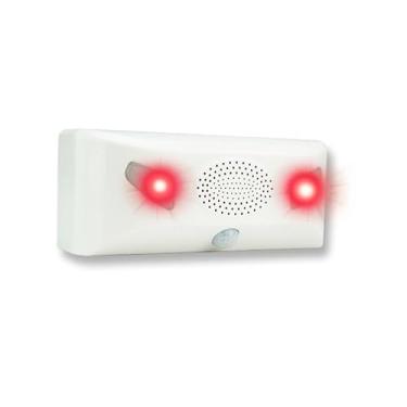 Imagem de JRGKJCP Luzes De Aviso Estroboscópicas Sonoras, Sensor Micro-Ondas Inteligente Led, Alerta Voz Automático, Alto-Falante Alarme Visual Infravermelho À Prova D'Água E Poeira Ip65 Para Segurança Ao Ar