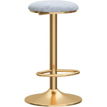 Imagem de Cadeira de bar, balcão de loja de salas de jantar de altura ajustável, cadeira de café decorativo multifuncional, b, 40 * 60-80cm