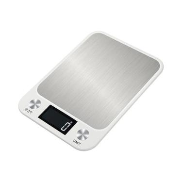 Imagem de Balança Digital Inteligente De Cozinha 15Kg 1g De Precisão Em Aço Inox