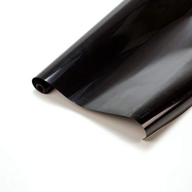 Imagem de 5 Meters RC Plane Covering Film 60 x 200cm, 1 Roll Black High Strength Heat Shrinkable Covering Film for Fix Wing RC Balsa Wood Model Airplane (Black)