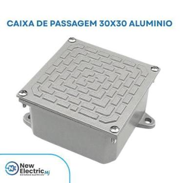 Imagem de Caixa de passagem 30x30 aluminio - SEMELHANTE