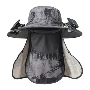 Imagem de predolo Chapéu de Pesca com Aba Larga E Proteção Solar para O Verão, à Prova de Chuva, Ajustável para Pescador de Praia, Mulheres E Homens, Esportes de Quinta, Cinza