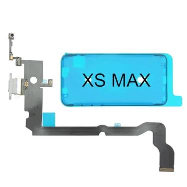Imagem de EFAITHFIX Para iPhone XS MAX Conector Dock Porta de Carregamento Cabo Flex Substituição Compatível com iPhone Xs Max 16.5 cm OEM Microfone Vibratório Motor Fivela para A1921, A2101, A2102, A2103,