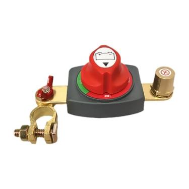 Imagem de Mqetly Interruptor de Desconexão de Bateria Liga/desliga, Profissional, à Prova D'água, Interruptor Mestre de Corte de Energia de Bateria para Tratores E, Positivo 17 a 19mm