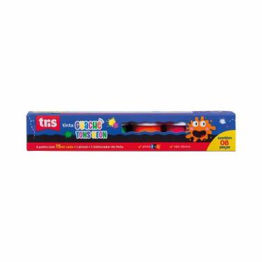 Imagem de Guache Tris 6 Cores 15ml Neon