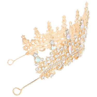 Imagem de Beaupretty Tiara de Casamento Com Strass, Tiara de Cristal Barroco, Faixa de Cabeça, Coroa de Princesa para Festa, Multicolorida