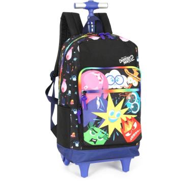 Imagem de Mochila com Rodinha, Divertidamente Azul, Luxcel