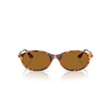 Imagem de Óculos de Sol Vogue Eyewear Polarizado 0VO5625S 320083 Tam 52 / Marrom Havana/Amarelo - Lentes Bronze