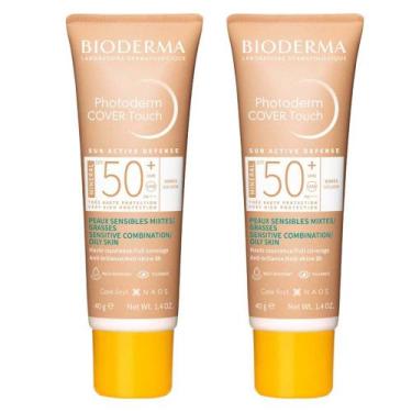 Imagem de Bioderma Photoderm Cover Touch Kit com 2 Unidades  Protetor Solar Faci