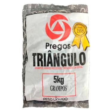 Imagem de Grampo Polido Para Cerca Farpada E Lisa 9x1 5kg - Triângulo - TRIANGUL