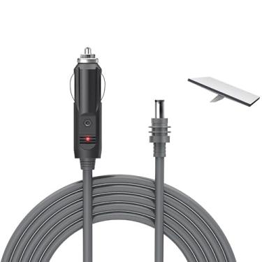 Imagem de Starlink Mini cabo de alimentação CC (plugue de isqueiro), plug-and-play, 12V-24V DC, conexão direta do carregador do carro, para RVs/caminhões/ônibus, à prova d'água, 18AWG, 3 m.