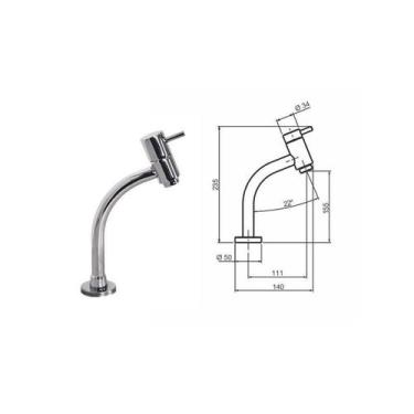 Imagem de Torneira lav.c36 media 1195 mk - METAIS MK