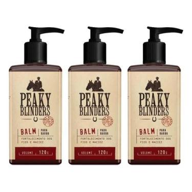 Imagem de Kit 3x Balm Para Barba Peaky Blinders 120g Don Alcides