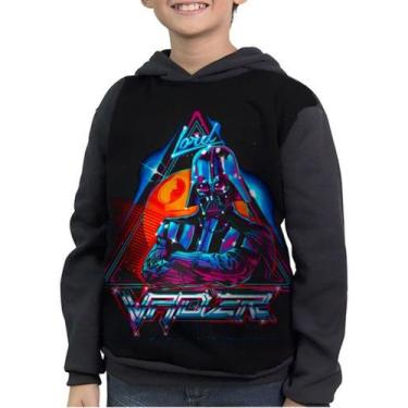 Imagem de Moletom Infantil Darth Vader Star Wars - smoke, Preto, 6