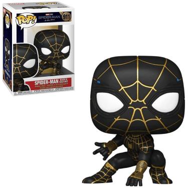 Imagem de Funko Pop No Way Home 911 Spider-Man Black & Gold Suit