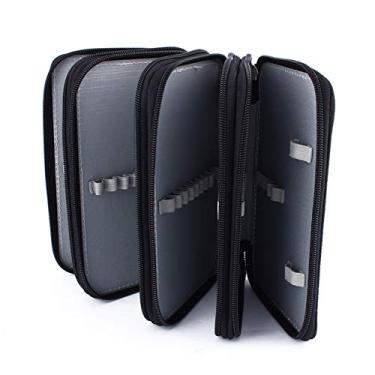 Imagem de HEEPDD Estojo para Lápis, Caneta, Lápis e Marcadores de Grande Capacidade Estojo para Multicamadas de Material Oxford Vestível Com Lindo Pingente de Zíper para Escritório Escolar e Uso Em Viagens