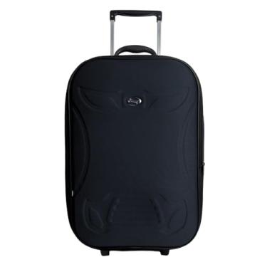 Imagem de Mala de viagem Média 23kg - Com Expansor Forrada e Resistente (Preto)