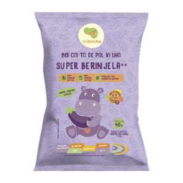 Imagem de Biscoito de Polvilho Crilancha Super Berinjela 40g