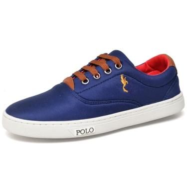 Imagem de Tenis Para Escola Infantil Confortavel E Duradouro Preto, Azul e Marrom, Ref.: 7700INF, Polo Blu ORIGINAL (Azul, BR, Criança de 9 a 12 anos, Numérico, 33)