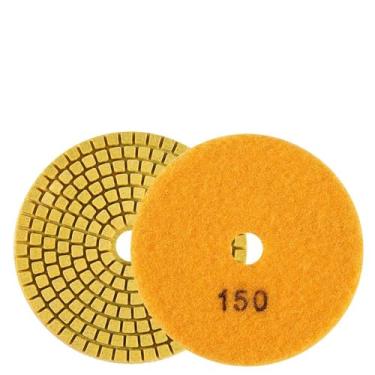 Imagem de Almofada de Polimento de Rebolo de Diamante para Pedra 100mm Mármore Granito Forte Força de Moagem Suavidade Remodelação de Longa Duração Escadas à Terra (150)