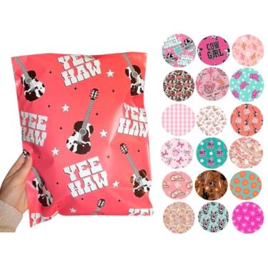 Imagem de Envelopes de poliéster - pacote com 25, impermeável, Trendy Chick Mailers 3,15 mil - Envelopes de correspondência resistentes a rasgos para pequenas empresas | Lindos sacos de envio para roupas