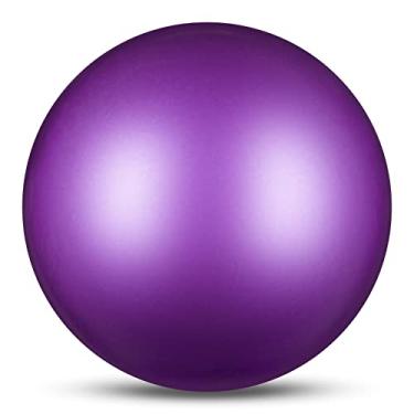 Imagem de DRUNA Bola para ginástica rítmica | Ideal para treinamento e competição | Dois tamanhos (roxo, 15 cm)