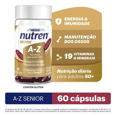 Imagem de Suplemento Alimentar Nutren Senior A-Z 60 Cápsulas - NUTREN VMHS