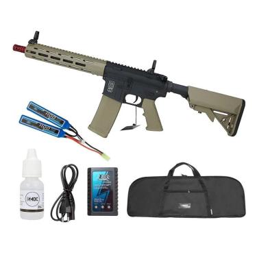 Imagem de Rifle Airsoft Aeg Sa-f03 Flex M-lok+bateria+capa+itens