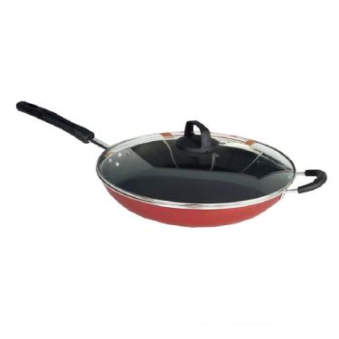 Imagem de Frigideira Grande Profissional Antiaderente Starflon 34cm Com Tampa