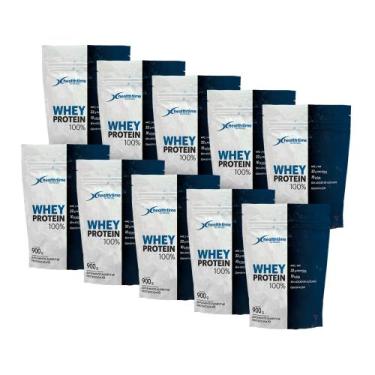 Imagem de 10x Whey Protein Health Time 900g Isolado, Concentrado E Hidrolisado (