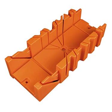 Imagem de Caixa de Ângulo 12 polegadas para Ferramenta Serra Carpintaria com Cortes em Ângulos 45 22 5 90 Graus e Função Fixação Serracao Madeira Placa Gesso