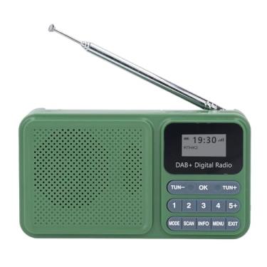 Imagem de Depisuta Rádio DAB Movido a Energia Solar, Alto-falante Bluetooth Estéreo de 3 W, Rádio Portátil, Reprodutor de Música USB, Rádios Digitais para Casa, Acampamento Ao Ar Livre,