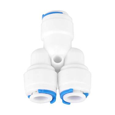 Imagem de GLOGLOW Componentes de Eletrodomésticos Purificador de água, Material Pom, Conexão Rápida G1/4, à Prova de Vazamento, Conjunto de 5 Peças Conector de Tubo Pe para Nan (Junta de bifurcação de tubo PE