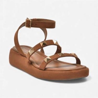 Imagem de Sandália Papete Via Marte Caramelo-Feminino