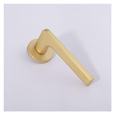 Imagem de Simples liga de zinco interior porta de madeira fechadura silenciosa porta cozinha quarto fechadura dividida casa (D31 S981 desenho de fio de cobre)