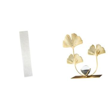 Imagem de Whtkoph Abajur de Chão para Sala de Estar com Escultura de Folha, Ornamento para Estante, Decoração Moderna para Casa, Quarto, Presente