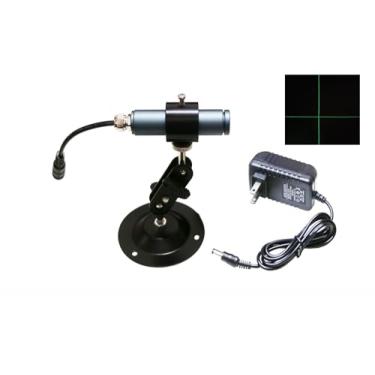 Imagem de Marcador localizador de cabelos cruzados de luz verde 520nm para serraria de madeira alinhamento a laser pântano casa assombrada lago laser 5mw módulo laser crosshair DC5V