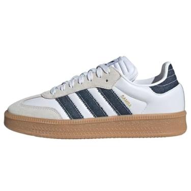 Imagem de adidas Unissex-adulto Ftwwht/Nindig/Cwhite Samba XLG FTWR whiteNight Indigo/Core White 12,5 EUA, Preto, 13 Wide Women/12 Wide Men