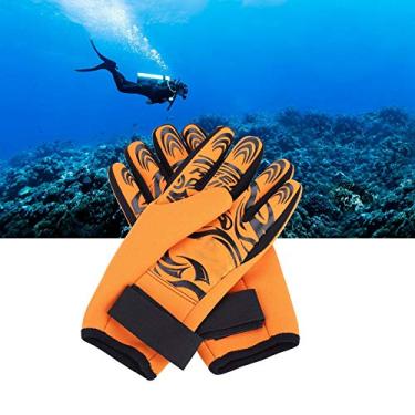 Imagem de Generic Neoprene Mergulho Luvas de Proteção Resistente a Rasgos Natação Mergulho Luvas Adulto para Surf 2mm Preto (M)