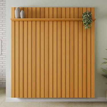 Imagem de Painel Ripado Madeira para Sala Quarto 182cm Wise B01 Cinamomo - Lyam 