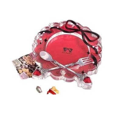 Imagem de Conjunto De Exibição De Pratos De Jantar Em Acrílico Com Moldura Para 