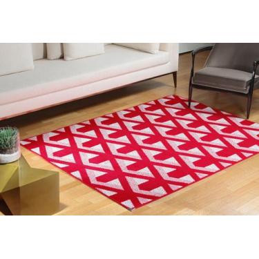 Imagem de Tapete andino 1,50 x 2,00 quarto sala escritório moderno antiderrapant