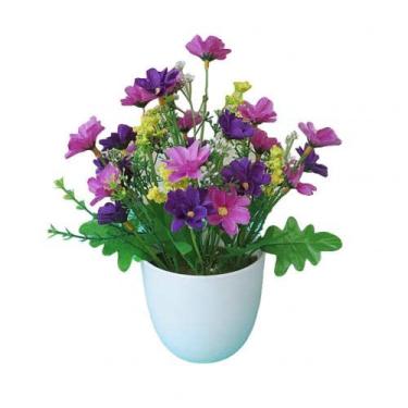 Imagem de SGeneE Bonsai artificial, estilo europeu, vaso de flores artificiais, jardim, festa, hotel, café, casa, férias, Natal, artesanato, decoração, simulação, bonsai