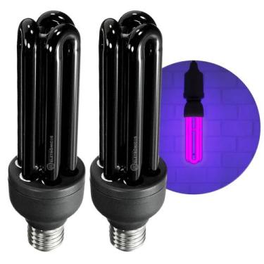 Imagem de Lâmpada Luz Ultravioleta (UV) 36w Fluorescente 110v Ideal Para Festa B